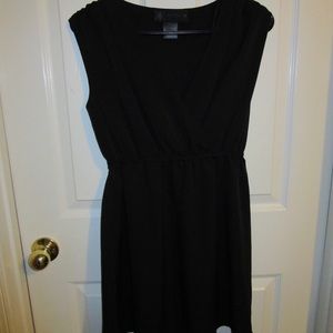 Kim Kardashian Collection Black V Neck Dress